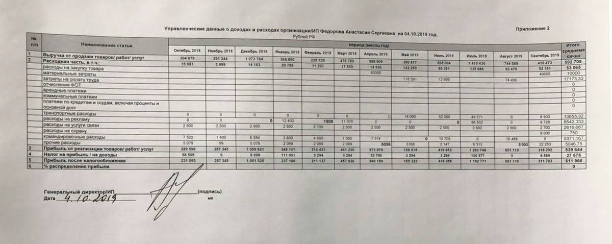 Если в анкете будут только доходы и совершенно никаких расходов, это может вызвать подозрения